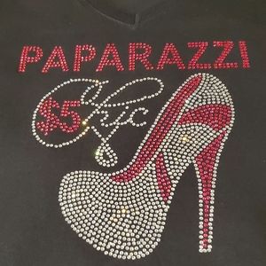 Custom bling t-shirt.
